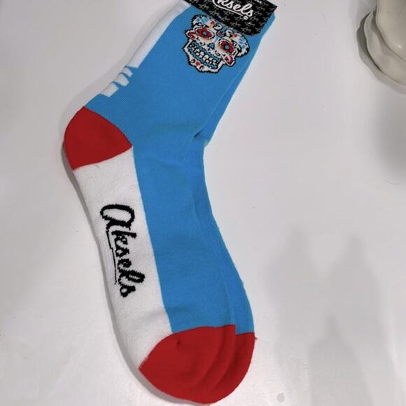 Aksels Day Of The Dead Sugar Skull Socks - Picture 2 of 5